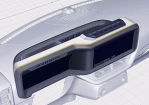 2025 Bronco Sport Interior Sketch